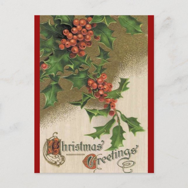 Vintage Holly postcard (Front)