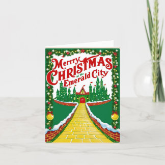 Vintage Hollywood Christmas Holiday Card