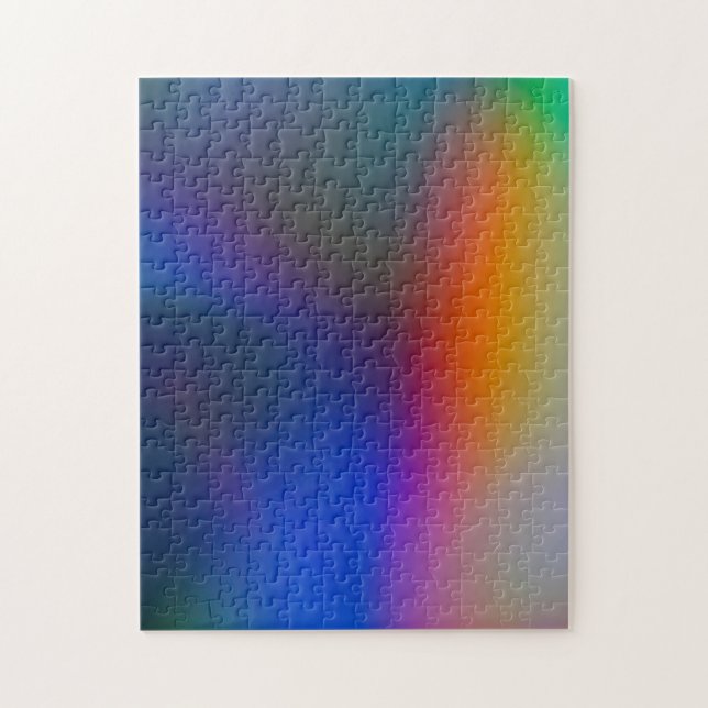 Vintage Holographic Holo Rainbow Gradient Film Jigsaw Puzzle (Vertical)