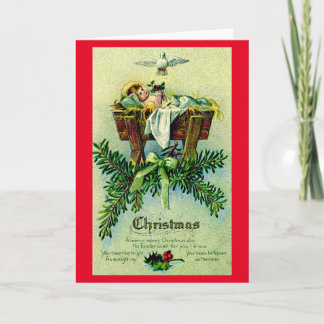 Vintage Holy Child Jesus Christmas Holiday Card