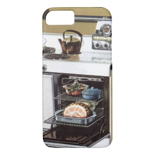 Vintage Home Interior, Mom in the Kitchen Cooking Case-Mate iPhone Case