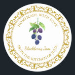 Vintage Homemade Blackberry Jam Label l White<br><div class="desc">Special for you!</div>