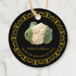 Vintage Homemade Cauliflower Pickle Hang Tag