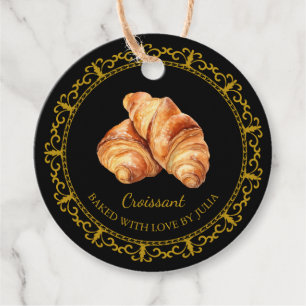 Vintage Homemade Croissant Hang Tag