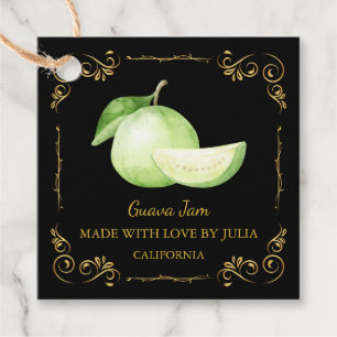 Vintage Homemade Guava Jam Square Hang Tag