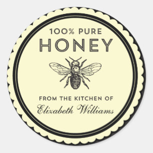 Vintage Homemade Honey Stickers