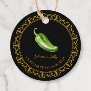 Vintage Homemade Jalapeno Jelly Hang Tag