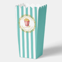 Vintage Homemade Popcorn Favour Box