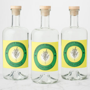 Vintage Homemade Thyme Vinegar Label Template