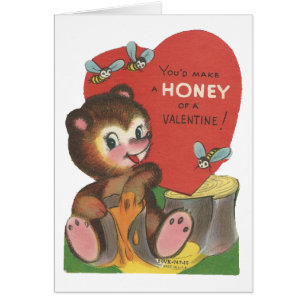 Vintage "Honey Bear" Valentine
