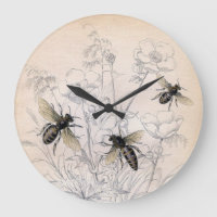 Vintage Honey Bee Art Print
