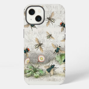 Vintage Honey Bee Queen Bee Entomology Botanical iPhone 13 Case