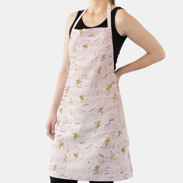 Vintage Honey Bee Series Design 3  Apron (Insitu)