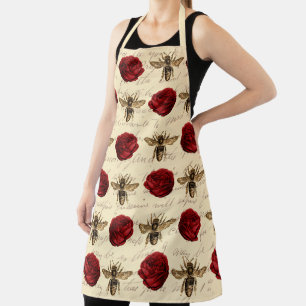 Vintage Honey Bee Series Design 6 Apron