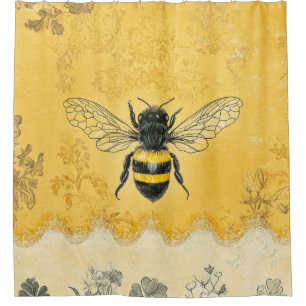 Vintage Honey Bee Wildflower Garden (2)