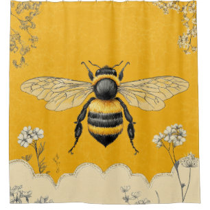 Vintage Honey Bee Wildflower Garden (6)