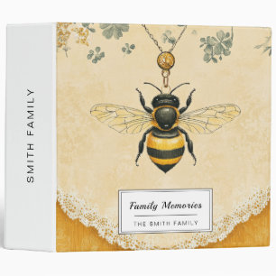 Vintage Honey Bee Wildflower Garden (7) Binder