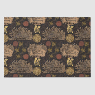 Vintage Honeycomb Bee Black Tissue Paper