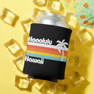 Vintage Honolulu Hawaii Can Cooler