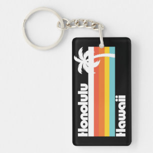 Vintage Honolulu Hawaii Keychain