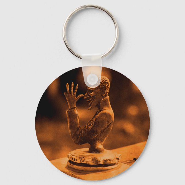 Vintage Hood Ornament Key Chain (Front)