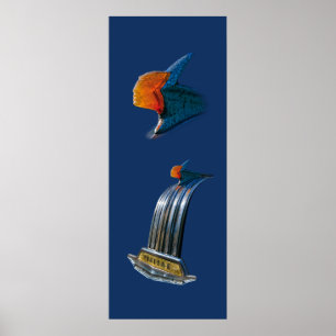 Vintage Hood Ornament Poster