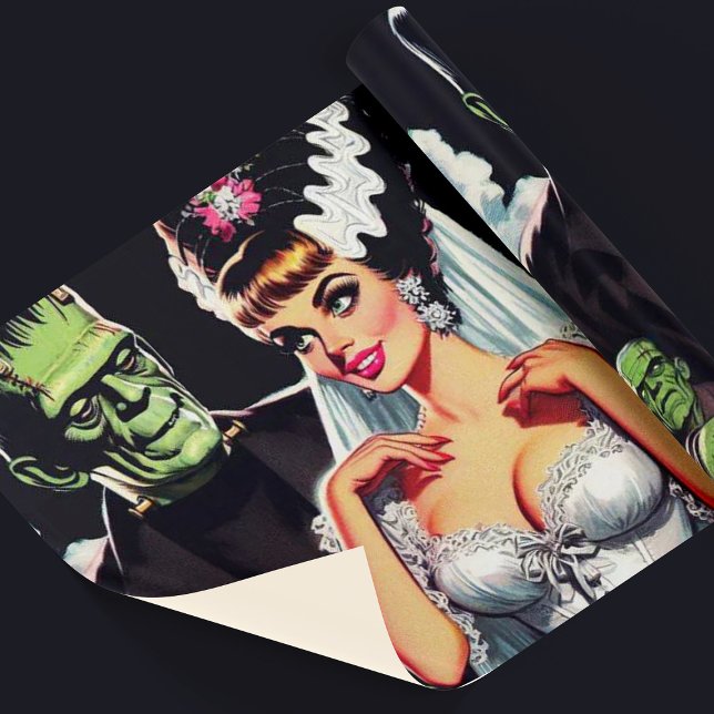 Vintage Horror Bride Wrapping Paper (Creator Uploaded)