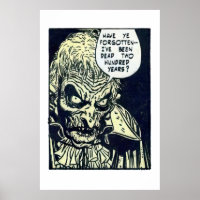 Vintage Horror Comic Panel from The Unseen