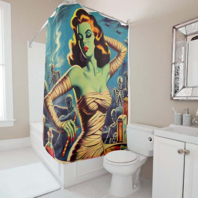 Vintage Horror Mummy Girl (In Situ)