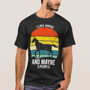 Vintage Horse Animal For Horse Lover T-Shirt