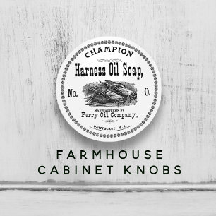 Vintage Horse Farm 🐎 House Soap White  Ceramic Knob