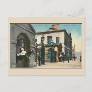 Vintage Horse Guards, Whitehall, London Postcard