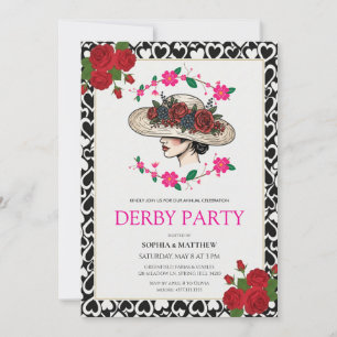 Vintage Horse Racing Derby Party Invitation 2026