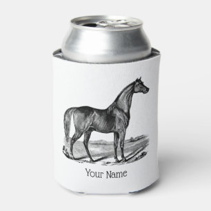 Vintage Horse Standing Can Cooler