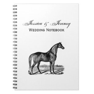 Vintage Horse Standing Notebook