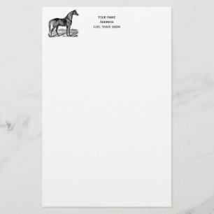 Vintage Horse Standing Stationery