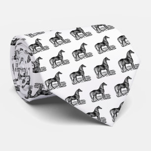 Vintage Horse Standing Tie