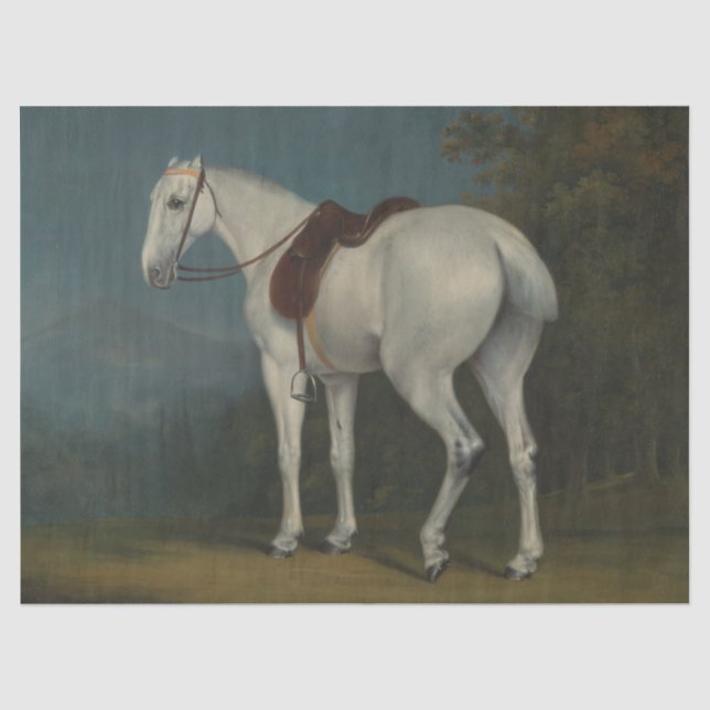 Vintage Horse Tissue Paper or Decoupage (Front)