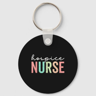 Vintage Hospice Nurse Appreciation Week Nursing Ho Keychain