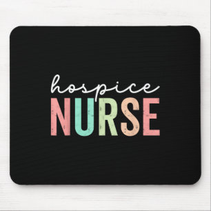 Vintage Hospice Nurse Appreciation Week Nursing Ho Mouse Pad