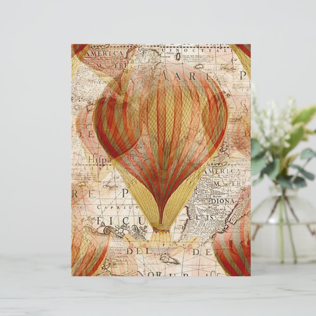 Vintage hot air balloon (Standing Front)
