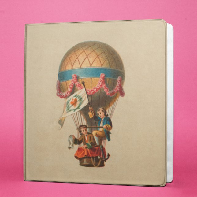 Vintage Hot Air Balloon Binder (Creator Uploaded)