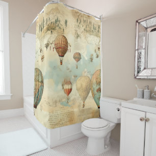 Vintage Hot Air Balloon in a Serene Landscape (11)