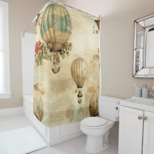 Vintage Hot Air Balloon in a Serene Landscape (9)