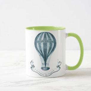 Vintage Hot Air Balloon Mug