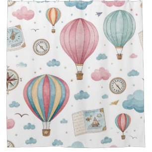 Vintage Hot Air Balloon Pattern (1)