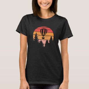 Vintage Hot Air Balloon Ride Sunset Flying Balloon T-Shirt