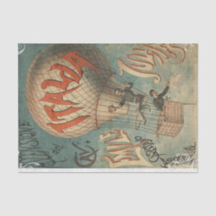 Vintage Hot Air Balloon Tissue Paper
