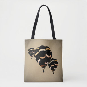 Vintage Hot Air Balloons Tote Bag