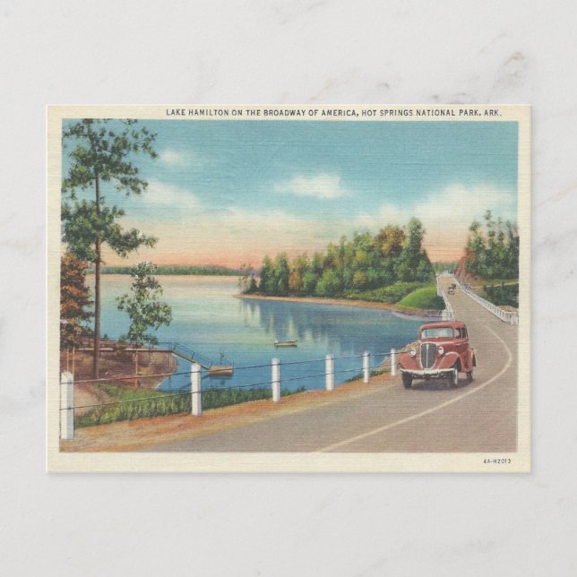 Vintage Hot Springs Arkansas Postcard (Front)